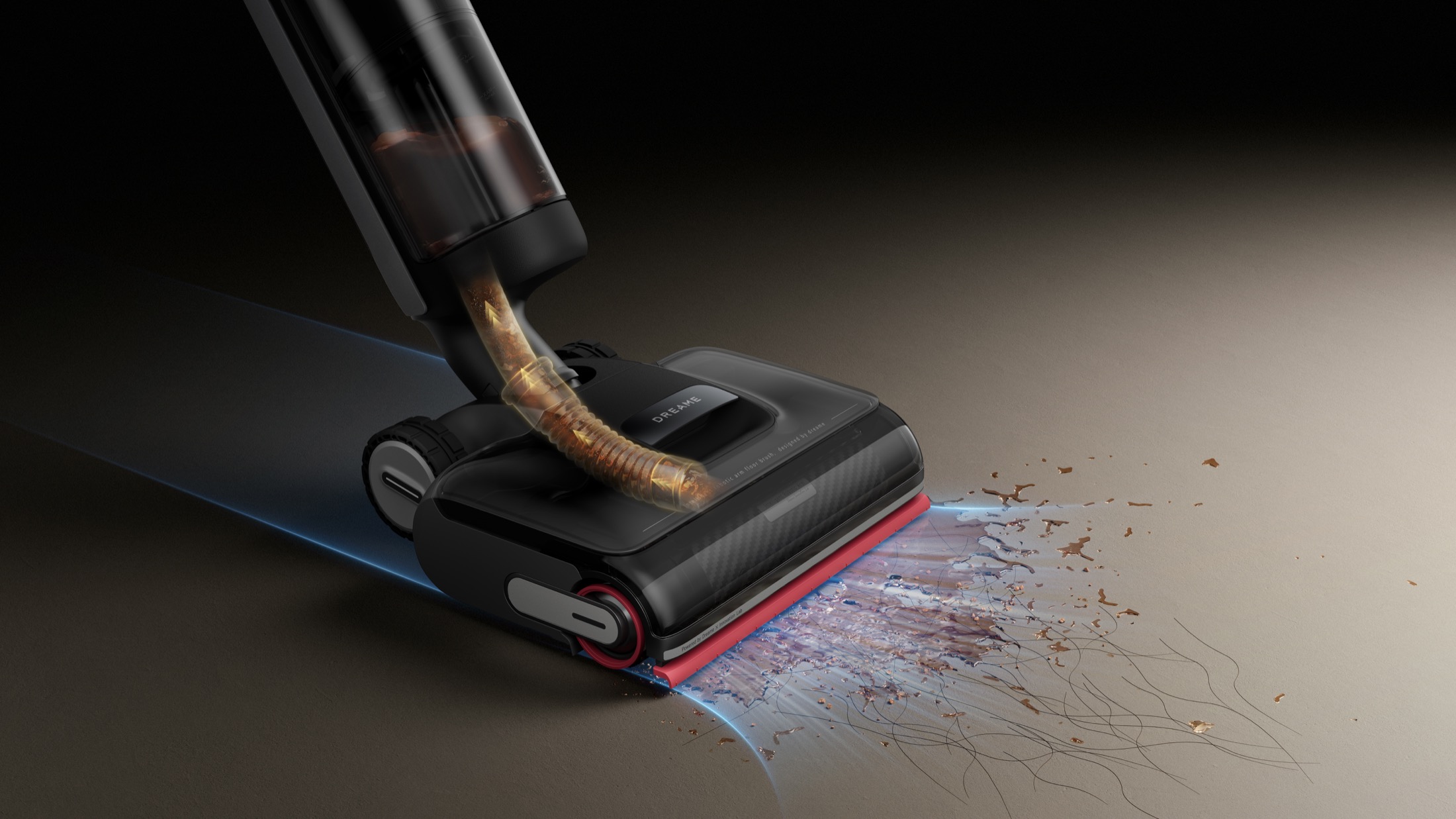 Dreame floor cleaner suction visual